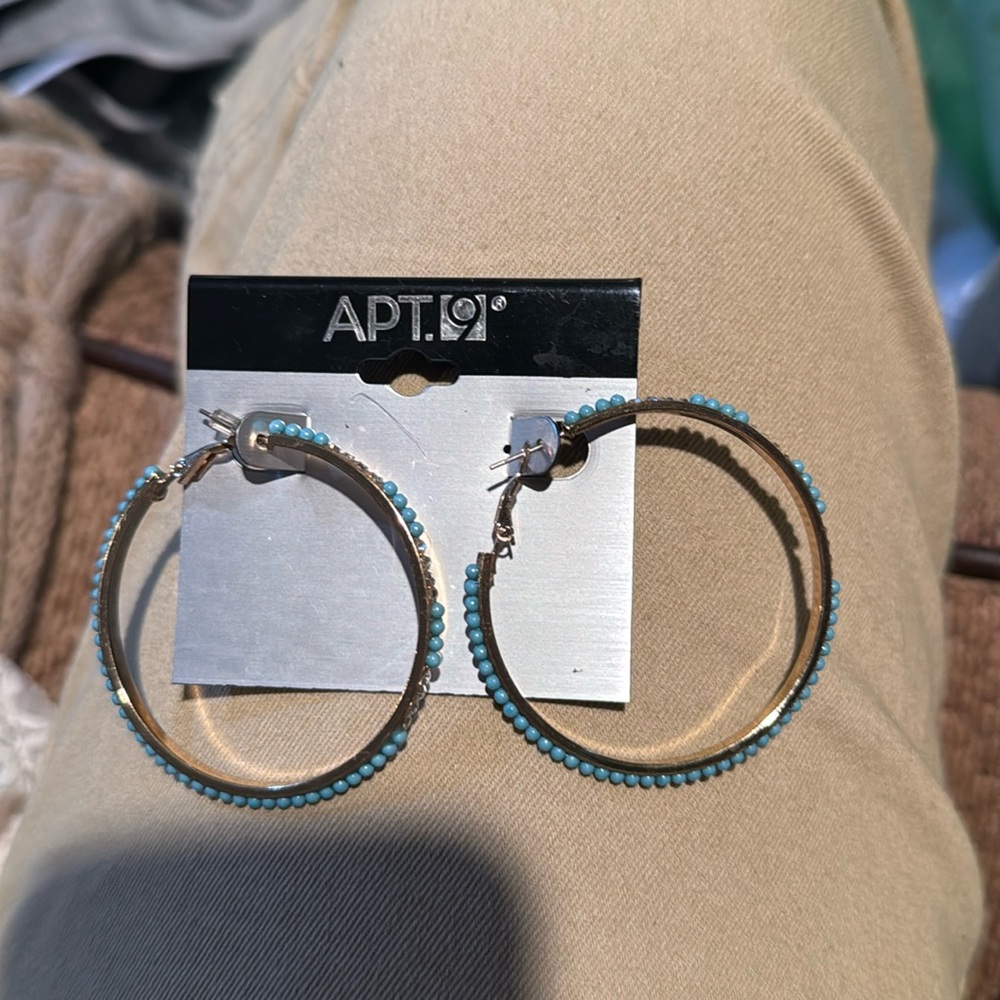 APT 9 hoop earrings